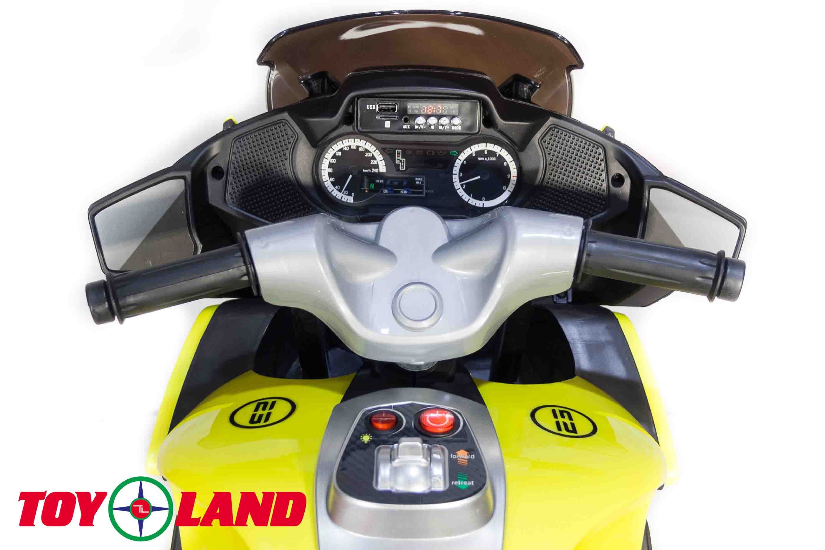 Мотоцикл Moto New ХМХ 609, желтый, свет и звук  